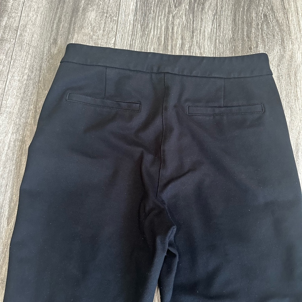 Anthropologie Maeve Ankle Zip Pants Black Size 10 Career Office - Picture 9 of 16